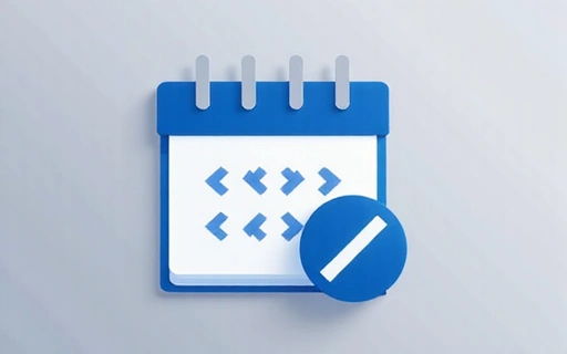 Calendar icon with update arrows, symbolizing policy changes